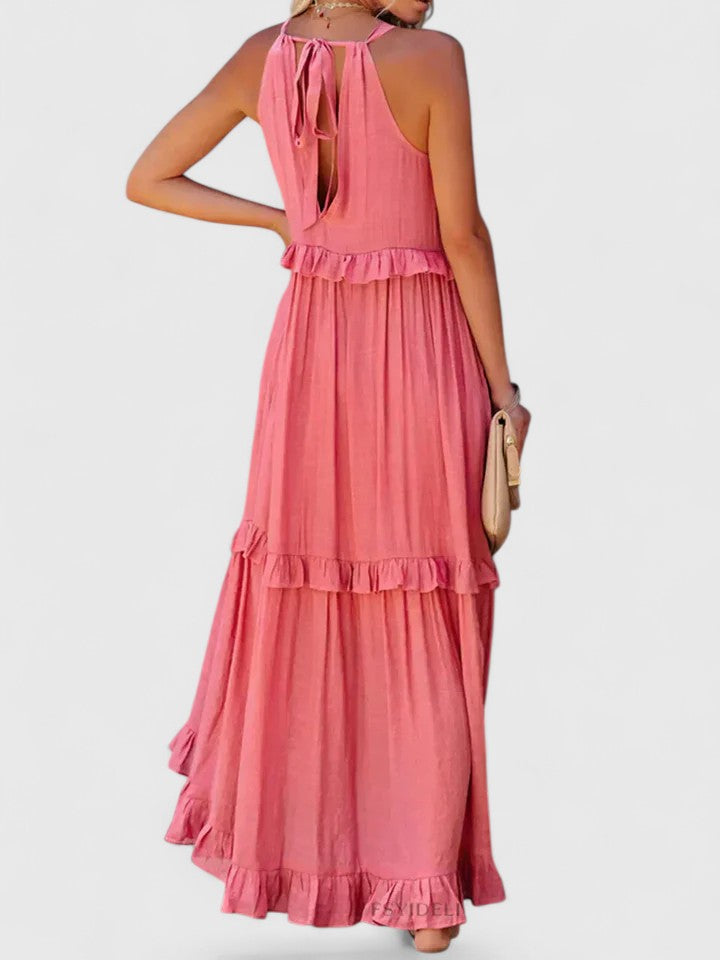 Matilda | Women's Elegant Draped Maxi Dress