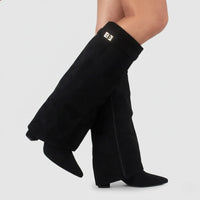 Lola | Women's Casual Knee High Suede Boots
