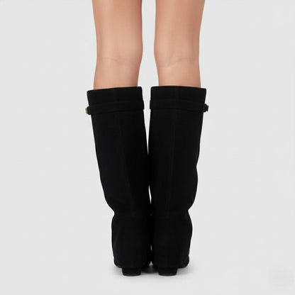 Lola | Women's Casual Knee High Suede Boots