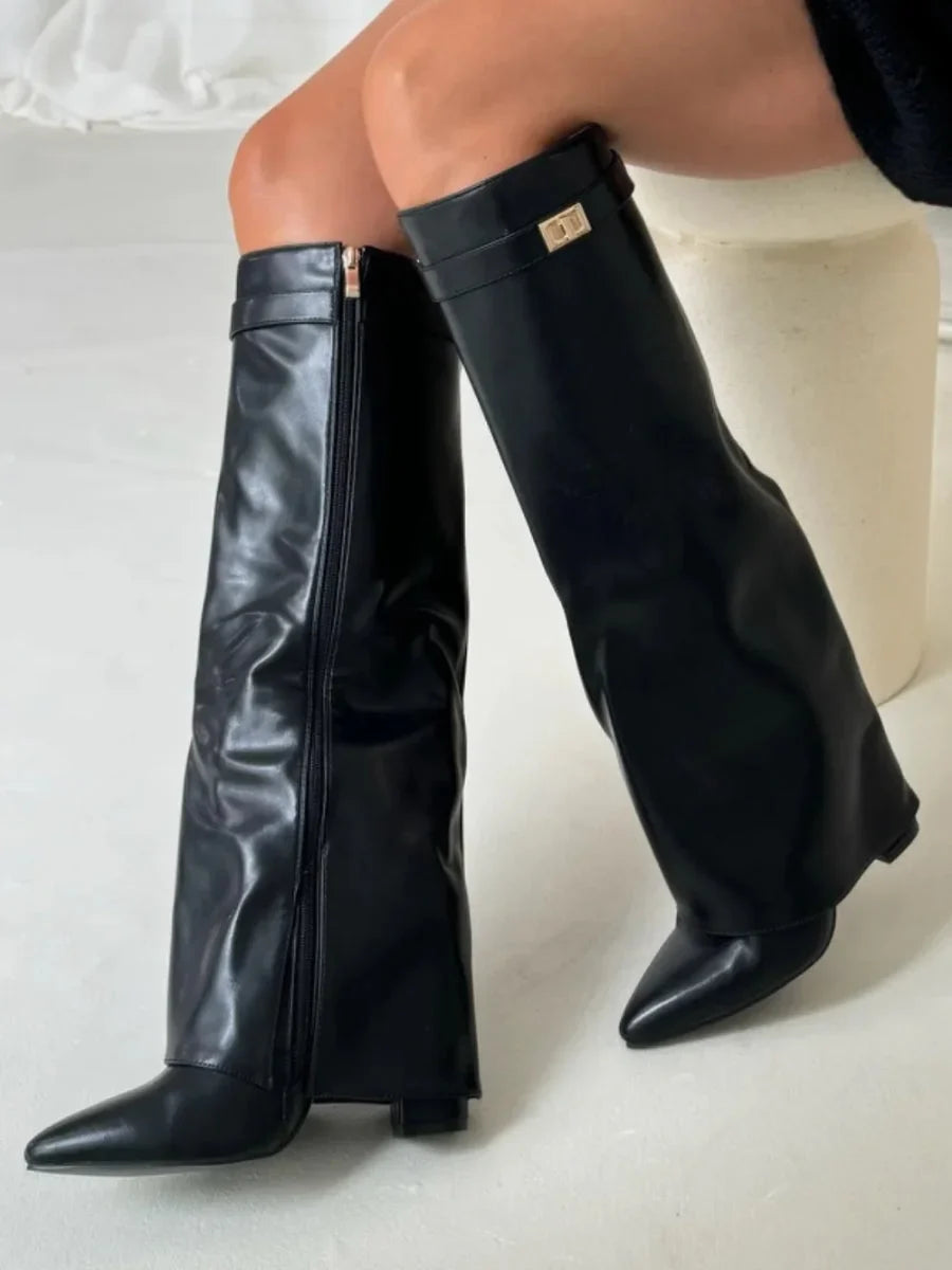 Karen | Women's Classic Knee-High Suede Boots