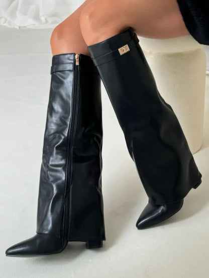 Karen | Women's Classic Knee-High Suede Boots