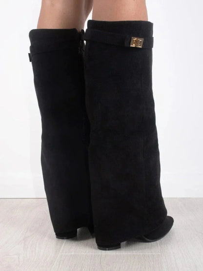 Karen | Women's Classic Knee-High Suede Boots