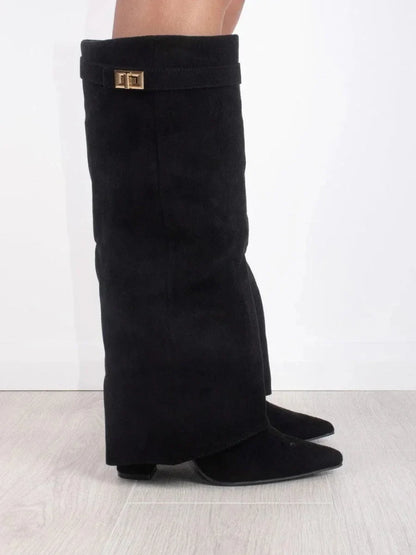 Karen | Women's Classic Knee-High Suede Boots