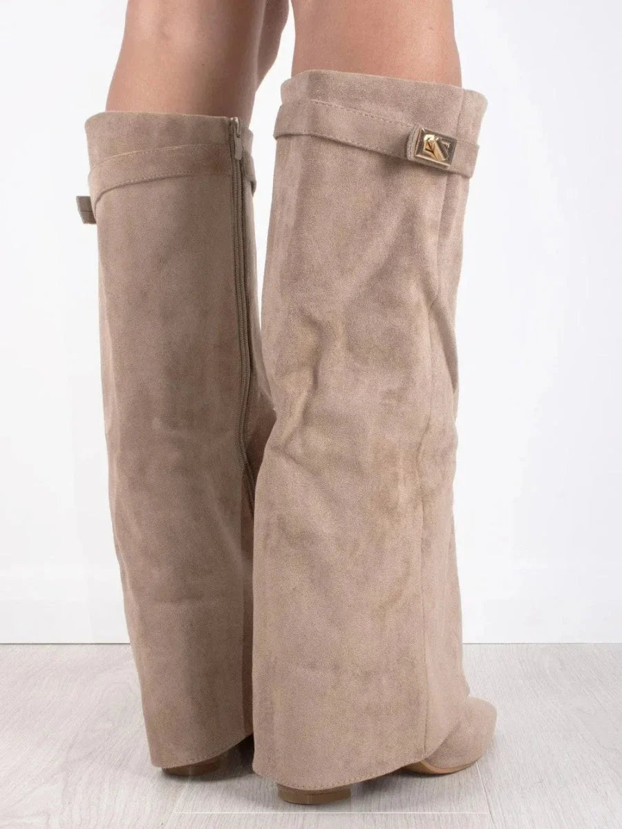 Karen | Women's Classic Knee-High Suede Boots