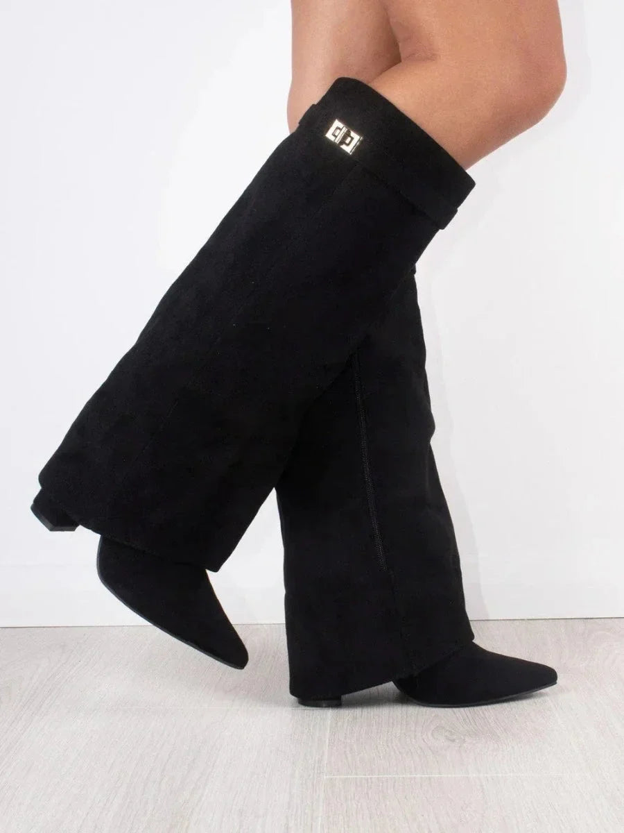 Karen | Women's Classic Knee-High Suede Boots