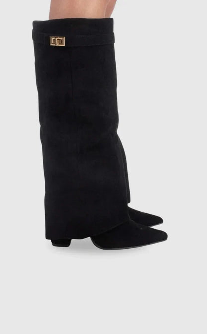 Karen | Women's Classic Knee-High Suede Boots