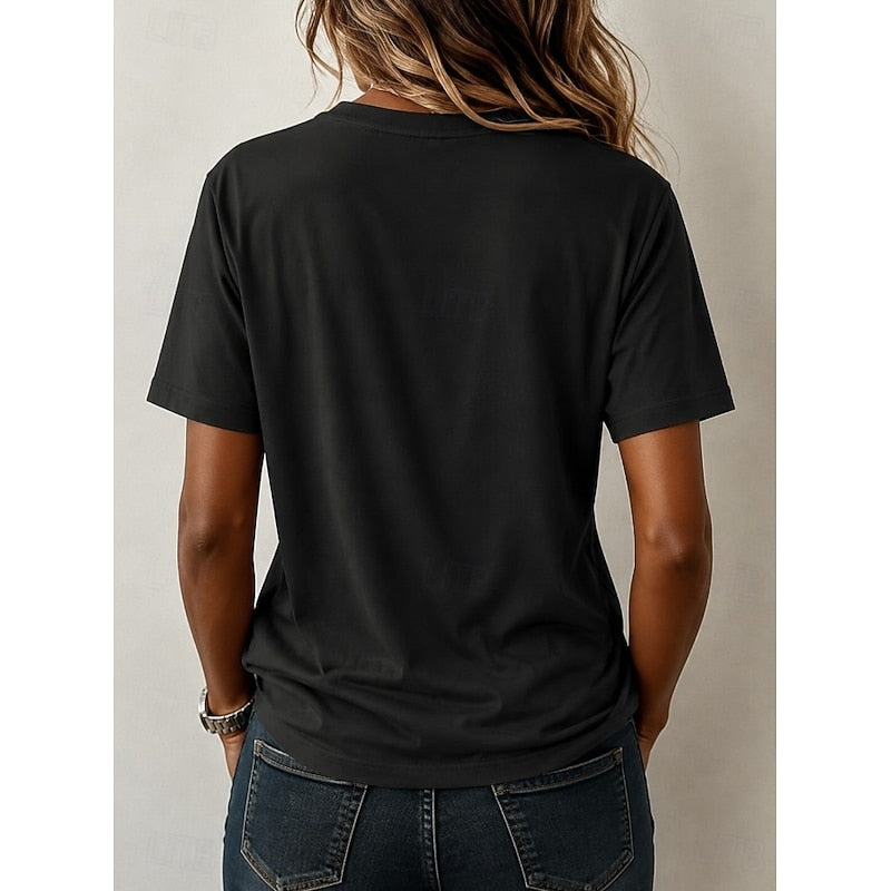 Daisy | Women's Casual Ghost Cat Halloween Tee