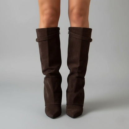 Lola | Women's Casual Knee High Suede Boots