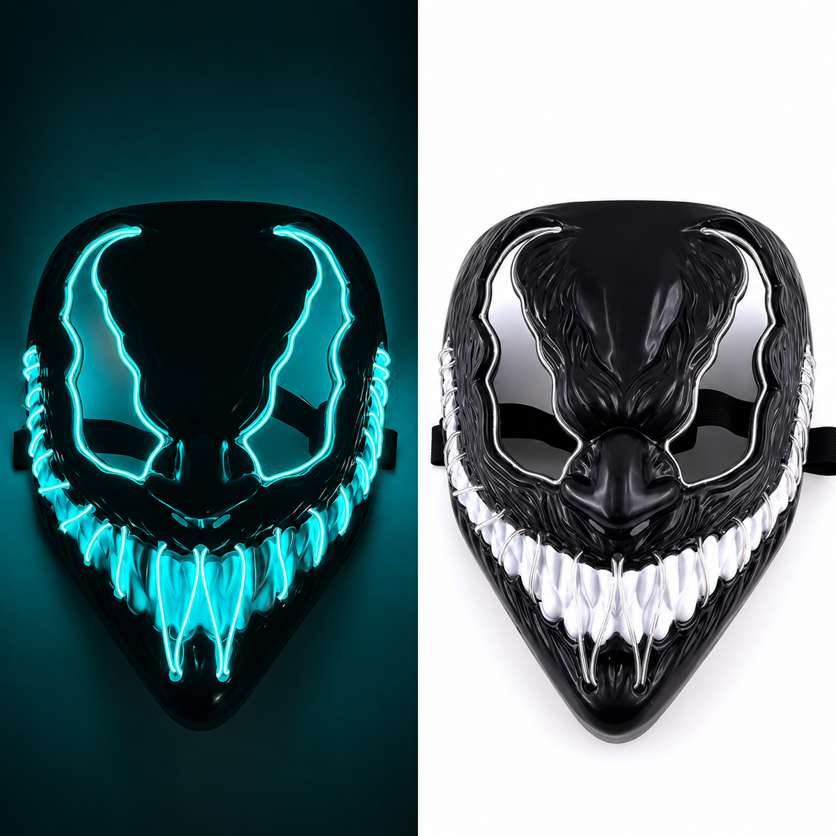 Roy | Halloween LED Purge Mask with Neon Glow