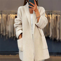 Rachel | Women's Oversized Ribbed Knitted Cardigan