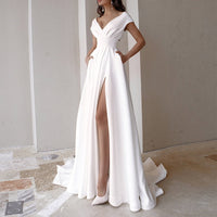 Charlotte | Women's Elegant V-Neck Maxi Dress