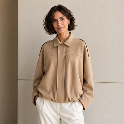 Chloe | Women's Relaxed Collared Coat