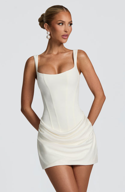 Gabriella | Women's Structured Square-Neck Wedding Guest Dress