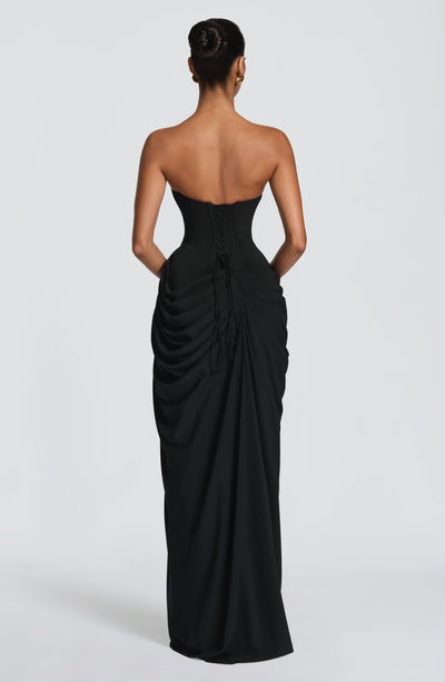 Piper | Women's Strapless Draped Corset Dress