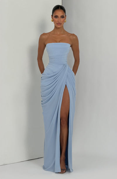 Piper | Women's Strapless Draped Corset Dress
