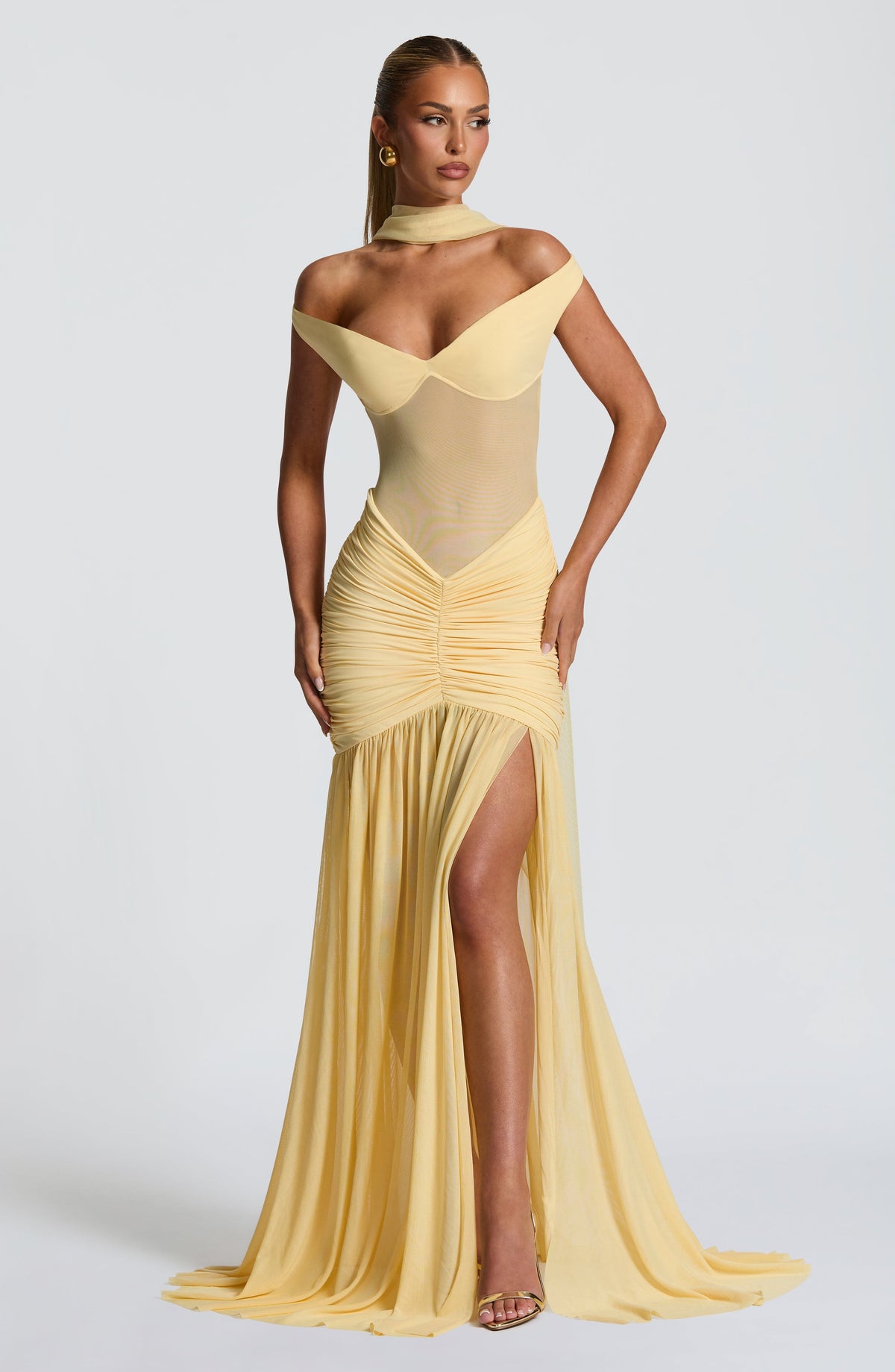 Daisy | Women's Ruched Off-Shoulder Wedding Guest Dress