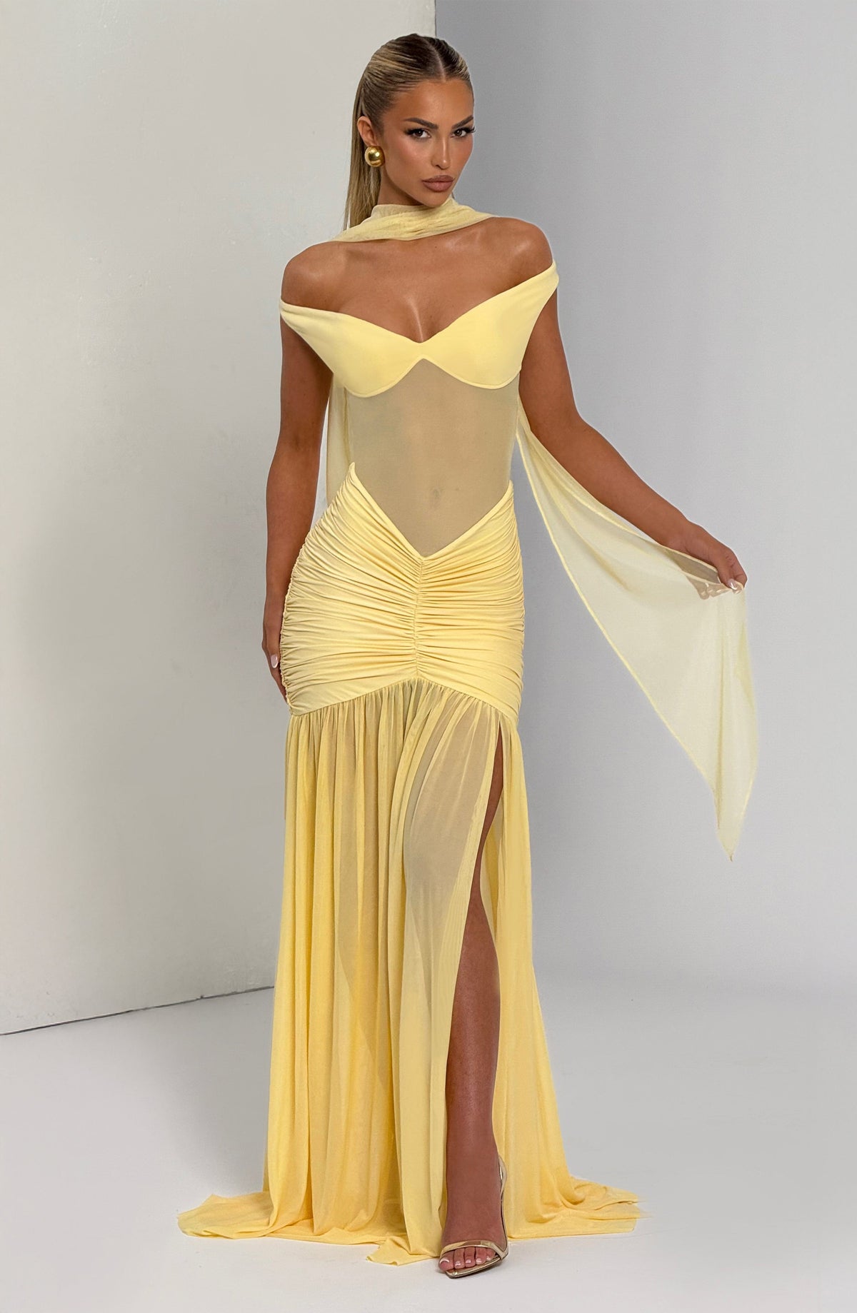 Daisy | Women's Ruched Off-Shoulder Wedding Guest Dress
