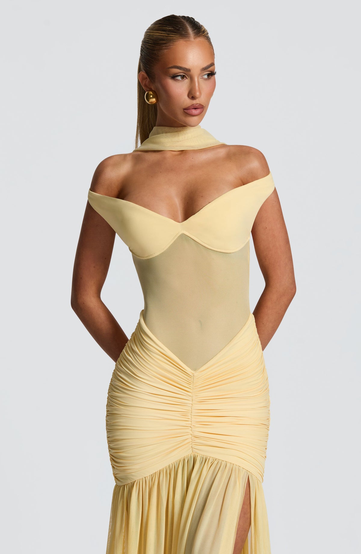 Daisy | Women's Ruched Off-Shoulder Wedding Guest Dress