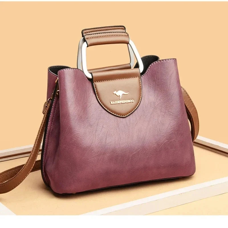 Elizabeth | Women's Structured Leather Shoulder Bag
