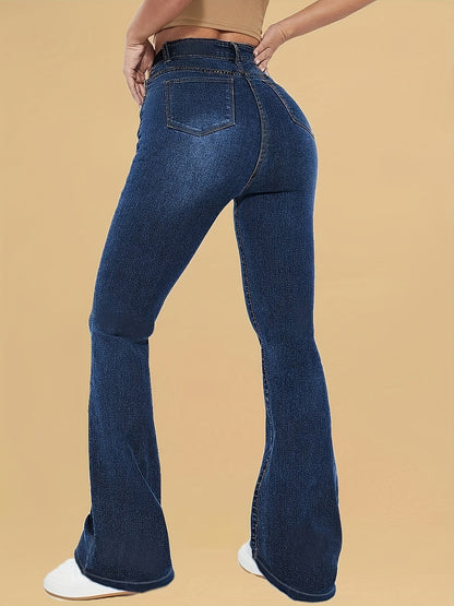 Elizabeth | Women's High-Waisted Flared Jeans