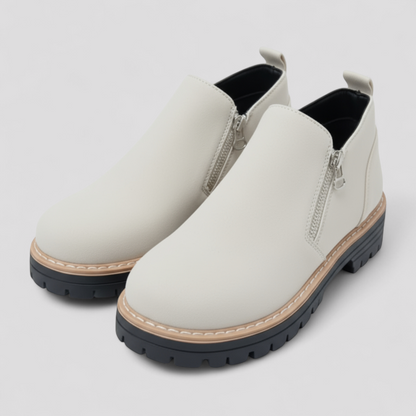 Ellie | Women's Chunky Side-Zip Ankle Boots