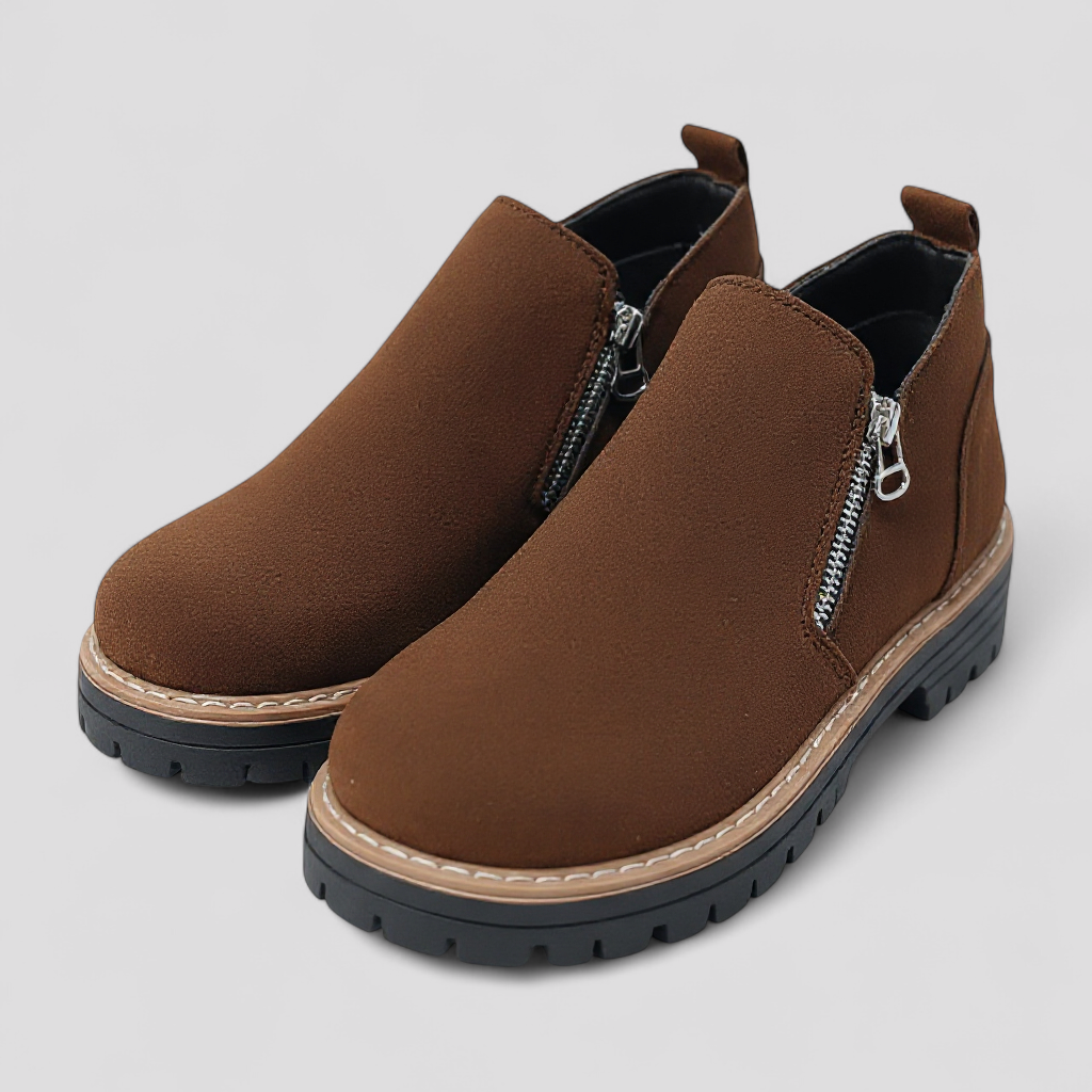 Ellie | Women's Chunky Side-Zip Ankle Boots