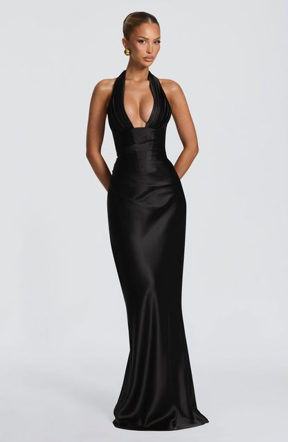 Ropa | Women's Elegant Satin Wedding Guest Dress