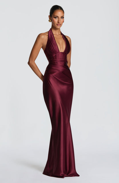 Ropa | Women's Elegant Satin Wedding Guest Dress