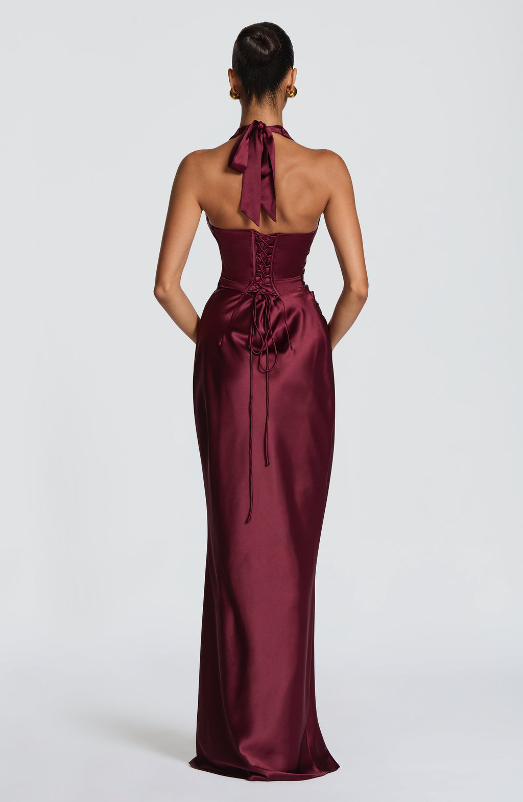 Ropa | Women's Elegant Satin Wedding Guest Dress
