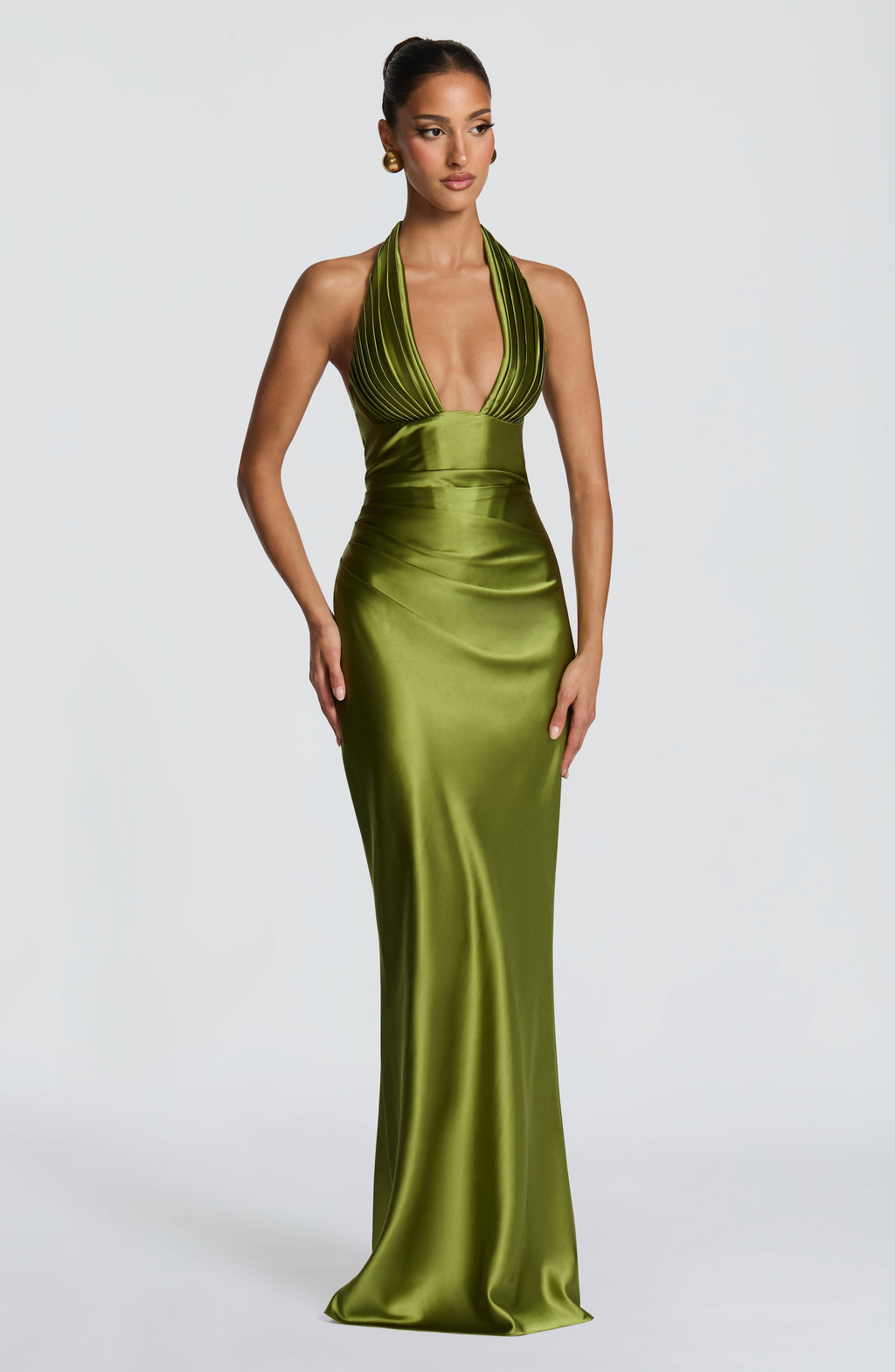 Ropa | Women's Elegant Satin Wedding Guest Dress