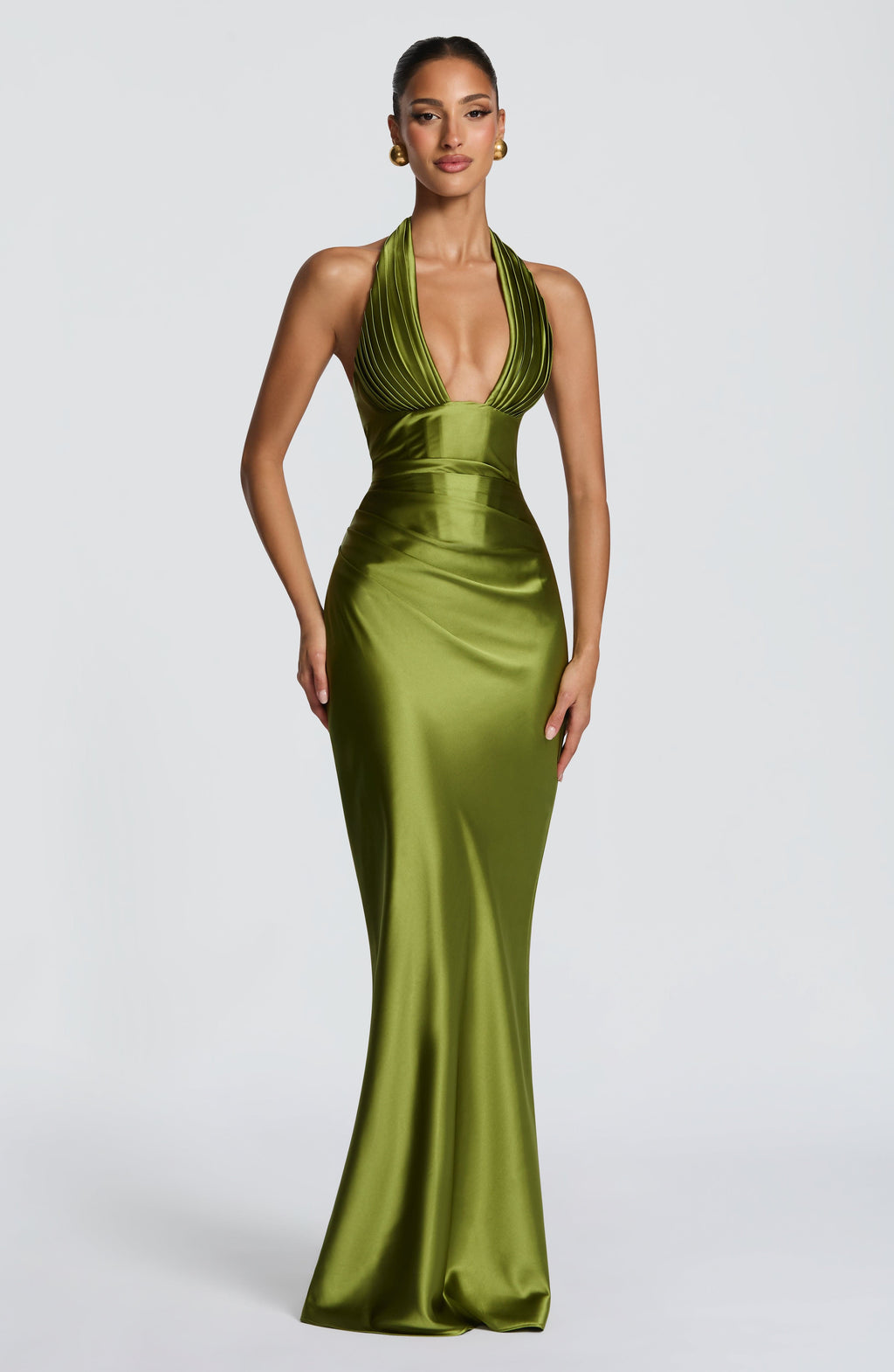 Ropa | Women's Elegant Satin Wedding Guest Dress