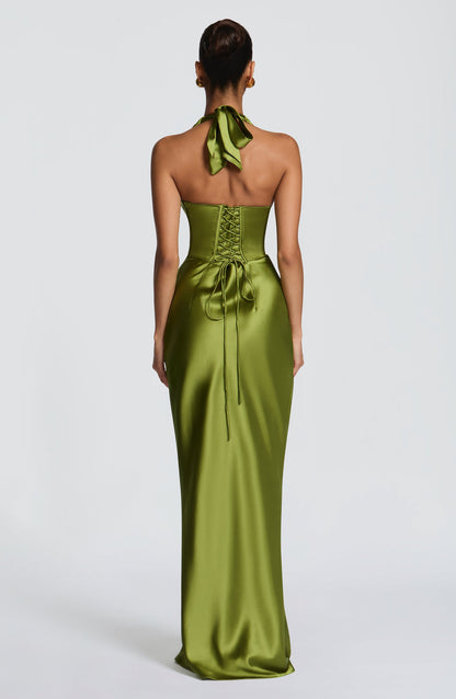Ropa | Women's Elegant Satin Wedding Guest Dress