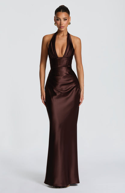 Ropa | Women's Elegant Satin Wedding Guest Dress