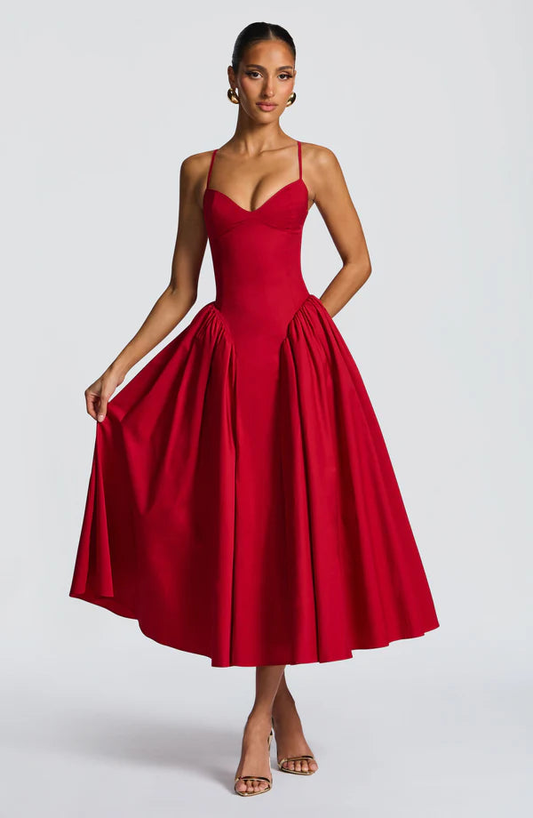 Skye | Women's Sophisticated A-line Midi Dress