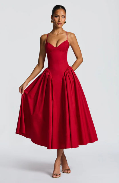 Skye | Women's Sophisticated A-line Midi Dress