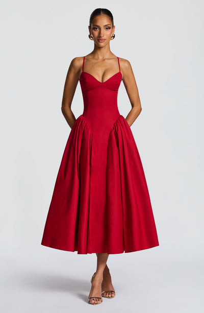 Skye | Women's Sophisticated A-line Midi Dress