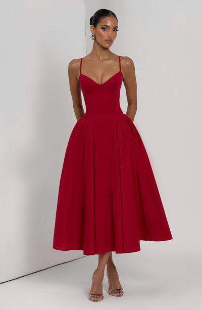 Skye | Women's Sophisticated A-line Midi Dress