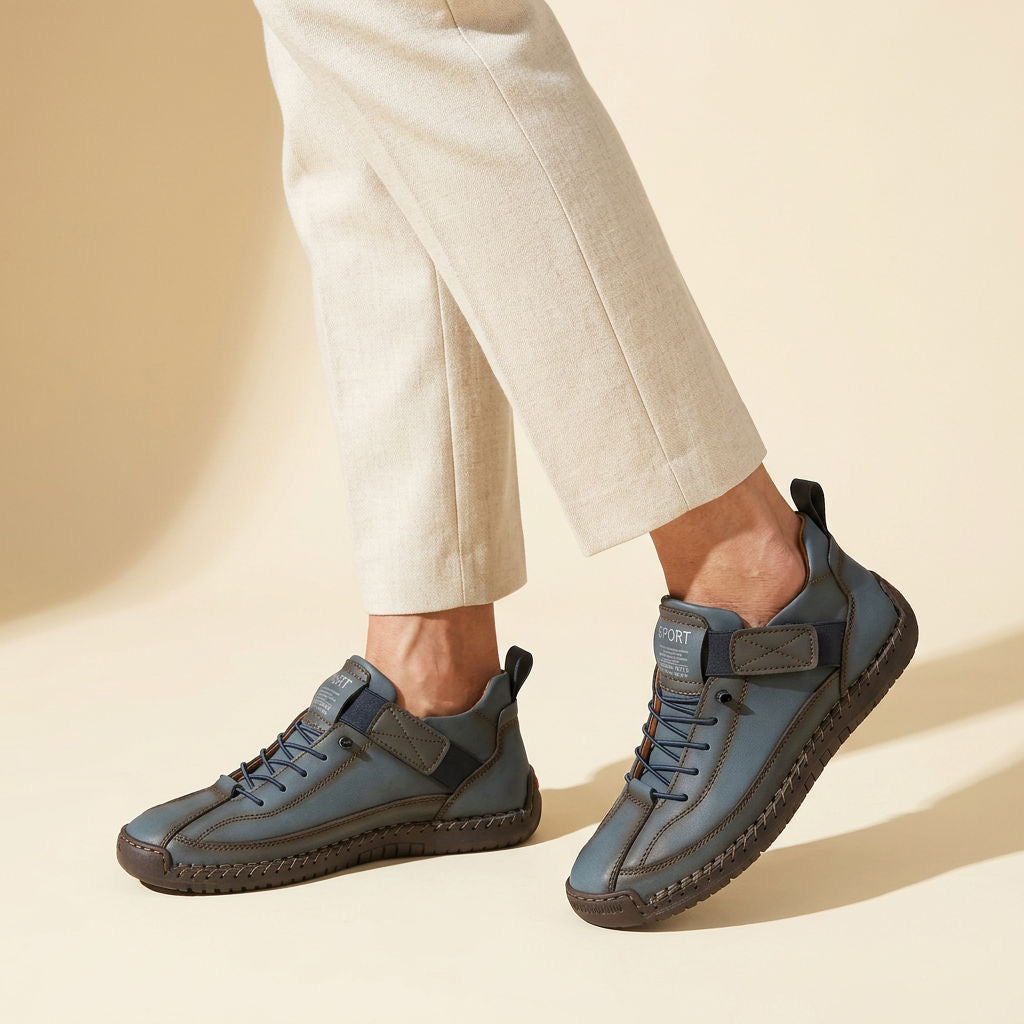 Esme | Women's Casual Lace-Up Slip On Walking Sneakers