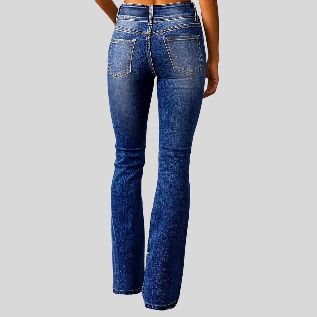 Esme | Women's Denim High-Waisted Flared Jeans