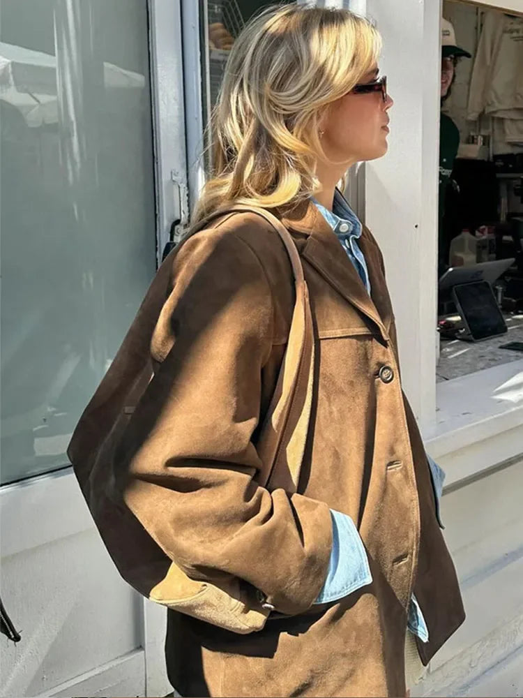 Esme | Women's Elegant Suede Fall Jacket