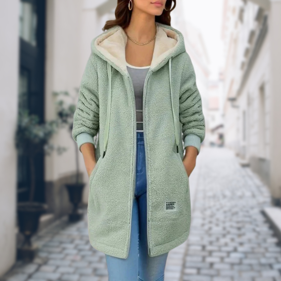 Felicity | Women's Hooded Fleece-Lined Winter Jacket