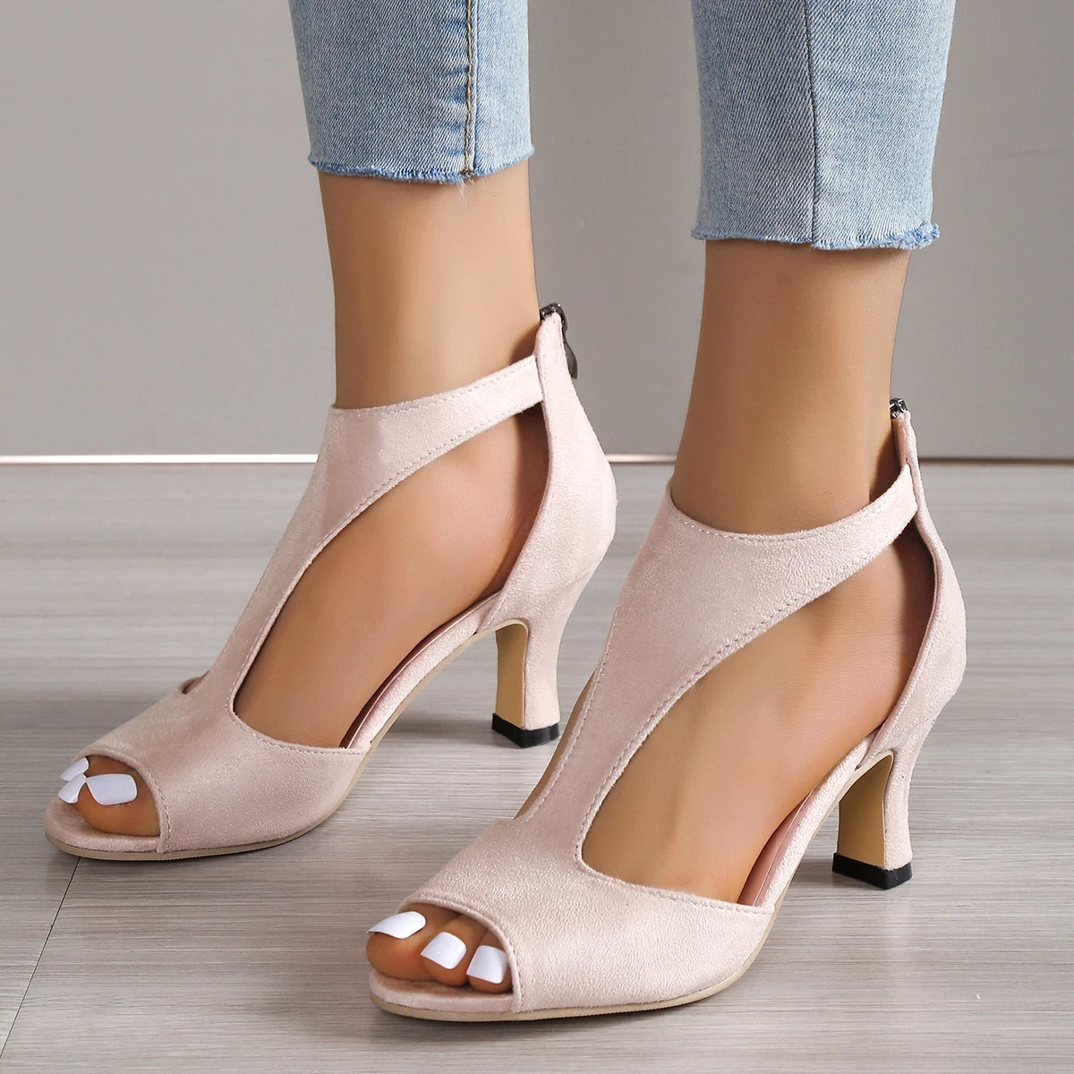 Florence | Women's Peep-Toe Orthopedic Summer Sandal Heels