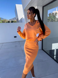 Freya | Women's Casual Off-Shoulder Dress Set