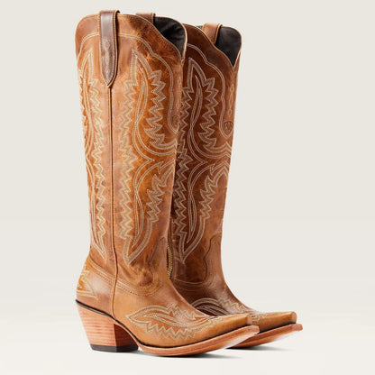 Gemma | Women's Pink Embroidered Western Cowboy Boots