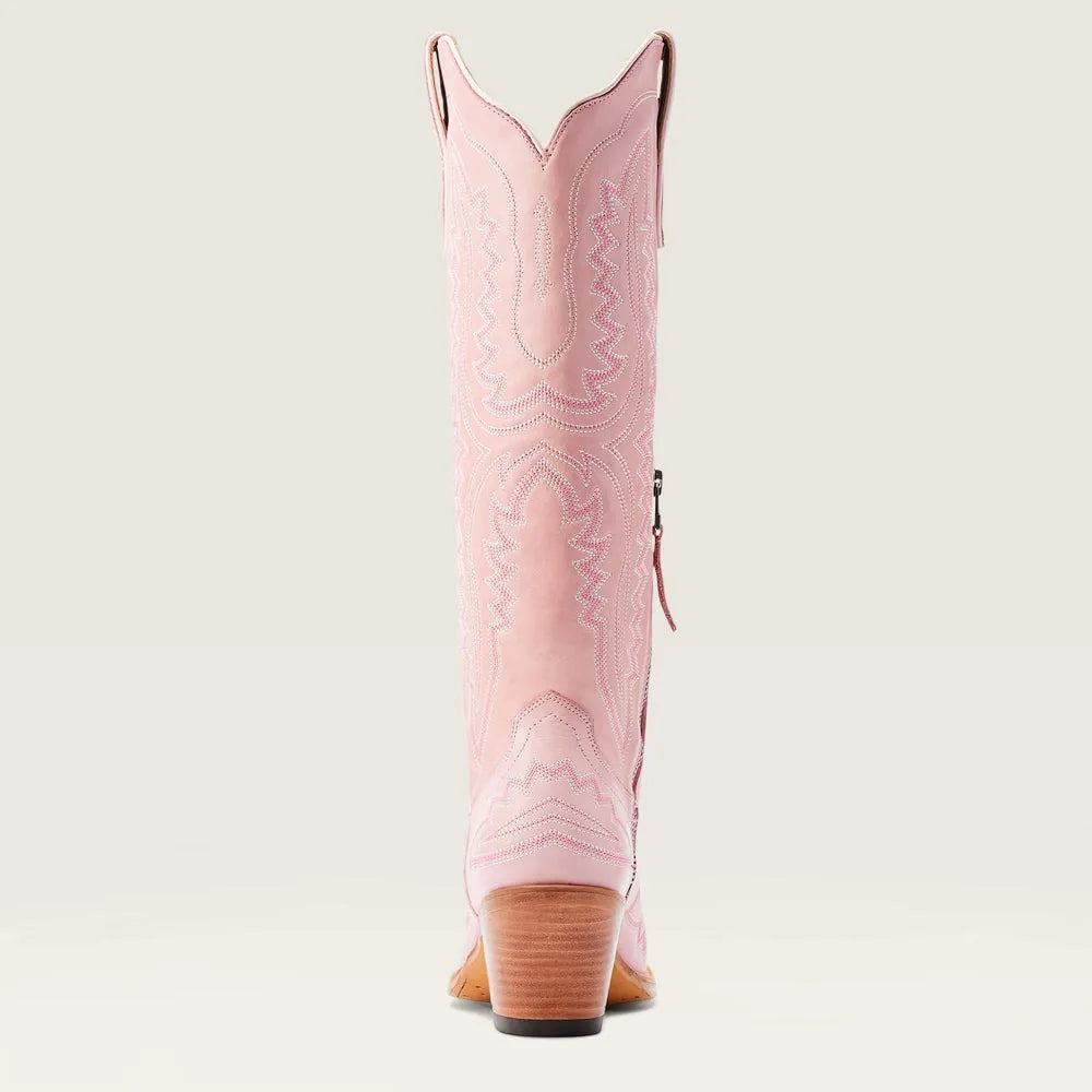Gemma | Women's Pink Embroidered Western Cowboy Boots