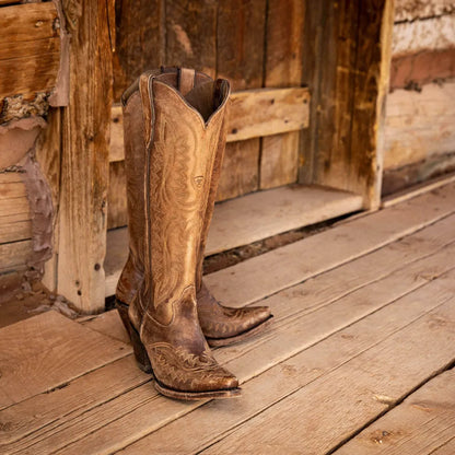 Gemma | Women's Pink Embroidered Western Cowboy Boots