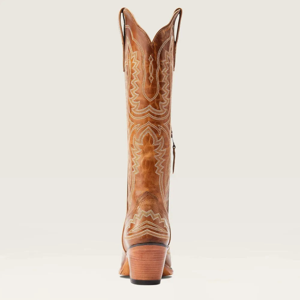 Gemma | Women's Pink Embroidered Western Cowboy Boots