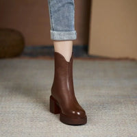 Hayley | Women's Vegan Leather Ankle Chelsea Boots