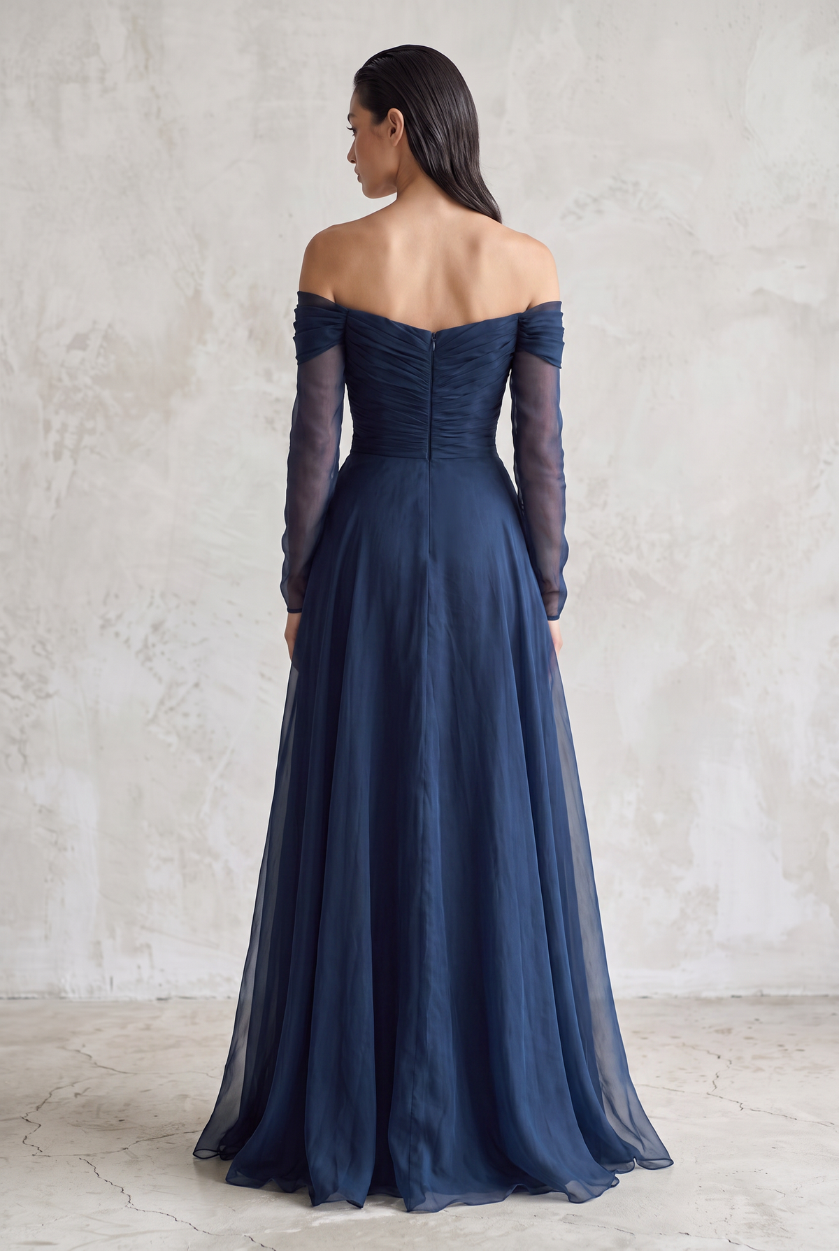 Jacqueline | Women's Elegant Off-Shoulder Maxi Dress