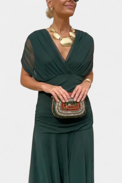Nicola | Women's Floral Off-Shoulder Evening Dress